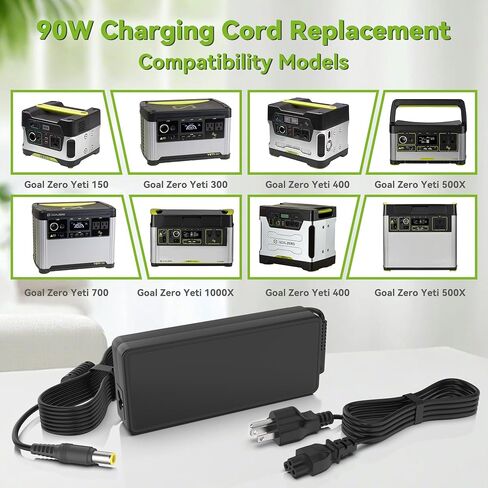 AC Adapter for Goal Zero Yeti 300/500/700/200X/500X/1000X/1000 Core in Kuwait