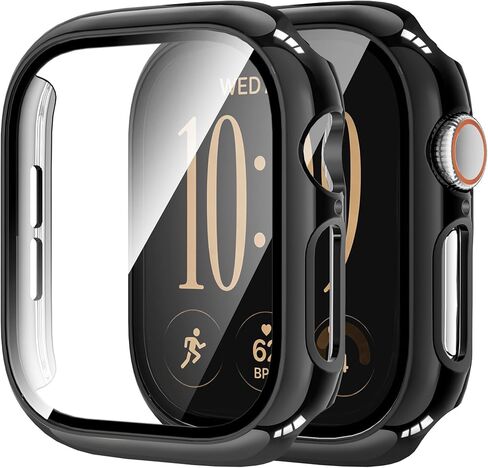 2-Pack Privacy Screen Protector Case for Apple Watch Series 12 46mm in Saudi Arabia