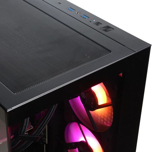 كمبيوتر الألعاب CyberPowerPC، AMD Ryzen 9 9900X، GeForce RTX 5070 12 جيجابايت | Gamer Xtreme، 32 جيجا DDR5، 1 تيرابايت PCIe 4.0 SSD، جاهز للواي فاي ونظام التشغيل Windows 11 Home (GXiVR8080A41) in Kuwait