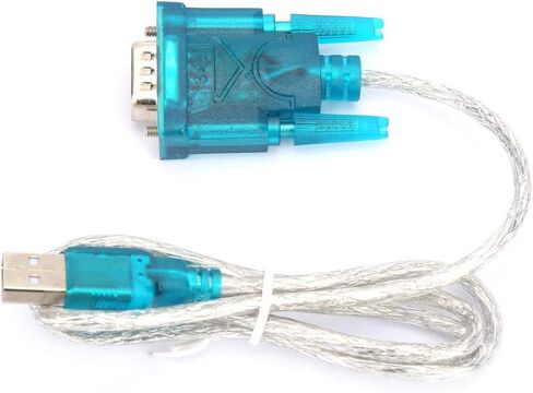 HL-340 USB to RS232 Serial Port Adapter with High Speed Data Transfer for /Win7/Vista, 2 Pack 9 Pin Serial Cable for Mini Phone and Digital Camera in Saudi Arabia