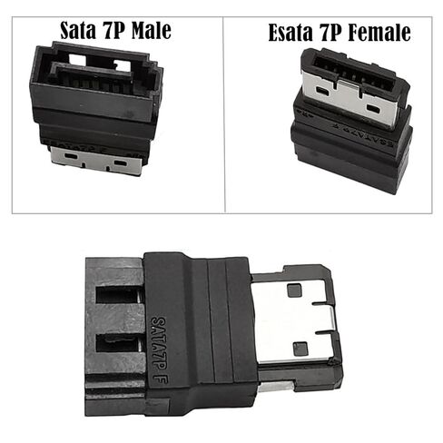 Male Port to ESATA Female Disk Internal to External 7P Hard Drive Adapter SerialATA to ESATA Adapter in Saudi Arabia