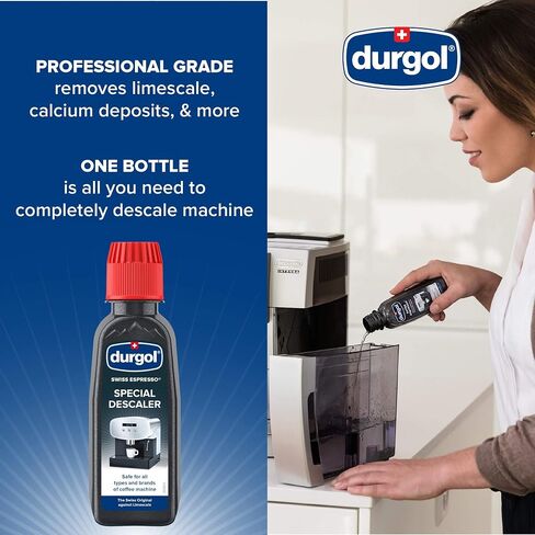 Durgol Swiss Espresso Machine Decalcifier/Descaler Solution, 4 Count in Saudi Arabia