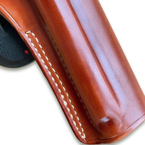 Masc OWB Leather Paddle Revolver Holster with Retention Strap, Fits Colt-Type Single Action Army .44/40/ 45Colt 5-1/2-inch, Right Hand Draw, Brown #1812# in Saudi Arabia