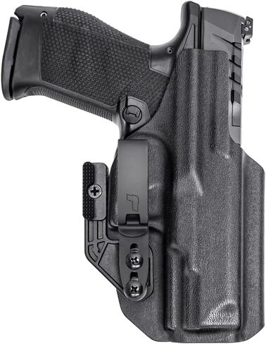 Tulster Oath IWB Kydex Holster fits: Walther PDP Compact 4" 9mm / .40 | Optic Compatible Inside the Waistband Appendix Concealed Carry in Saudi Arabia