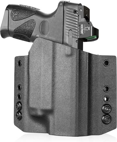 WARRIORLAND Taurus G2C / G3C Olight PL-Mini 2 Valkyrie Holster OWB Kydex Made Optic Cut: Taurus G2C / G3C / Millennium G2 PT111 / PT140 w/PL-MIN 2, Outside Waistband Carry, Adj. Ride Height, Right in Saudi Arabia