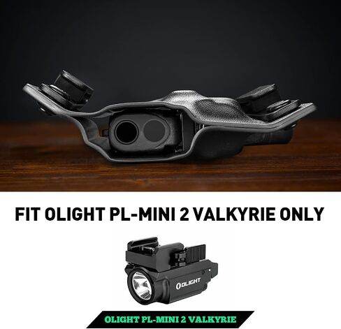 WARRIORLAND Taurus G2C / G3C Olight PL-Mini 2 Valkyrie Holster OWB Kydex Made Optic Cut: Taurus G2C / G3C / Millennium G2 PT111 / PT140 w/PL-MIN 2, Outside Waistband Carry, Adj. Ride Height, Right in Saudi Arabia