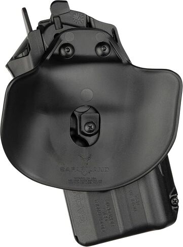 Safariland 7378RDS ALS (Automatic Locking System) Duty Holster, Red Dot Sight Compatible, STX Plain Black, Right Hand, Fits: Glock 47 Surefire X300U in Saudi Arabia