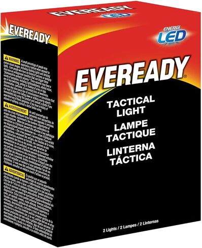 EVEREADY Tactical Light, 300 Lumen, IPX4 Water Resistant, Durable Metal LED Flashlight, Indoor and Outdoor Metal Flashlight in Saudi Arabia