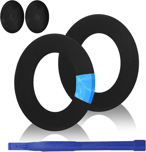 Adhiper Replacement Ear Pads for Bose QuietComfort Ultra (QC Ultra) Headphones, Upgraded Cooling Gel Earpad Cushions with High Density Memory Foam & Softer Ice Silk Fabric, Accessories - Black in Saudi Arabia