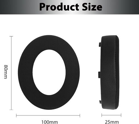 Adhiper Replacement Ear Pads for Bose QuietComfort Ultra (QC Ultra) Headphones, Upgraded Cooling Gel Earpad Cushions with High Density Memory Foam & Softer Ice Silk Fabric, Accessories - Black in Saudi Arabia
