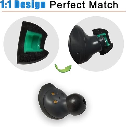 Memory Foam Tips for Galaxy Buds FE/Buds+ / Buds 2 Replacement Ear Tips in Saudi Arabia