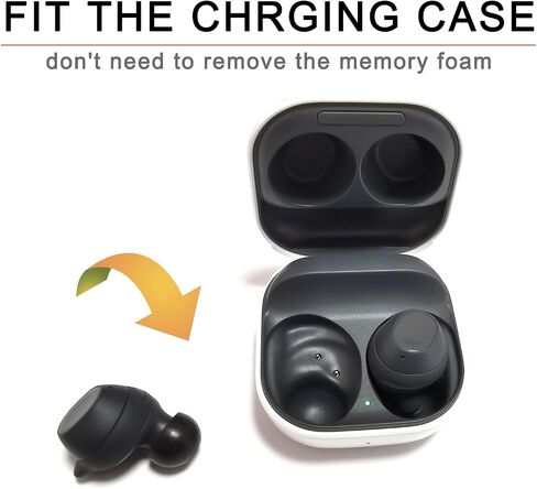 Memory Foam Tips for Galaxy Buds FE/Buds+ / Buds 2 Replacement Ear Tips in Saudi Arabia
