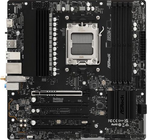 MICRO CENTER AMD Ryzen 5 7500X3D Processor with ASRock B850M-C Motherboard in Kuwait