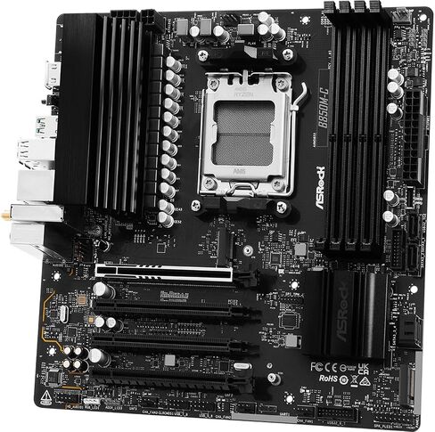 MICRO CENTER AMD Ryzen 5 7500X3D Processor with ASRock B850M-C Motherboard in Kuwait