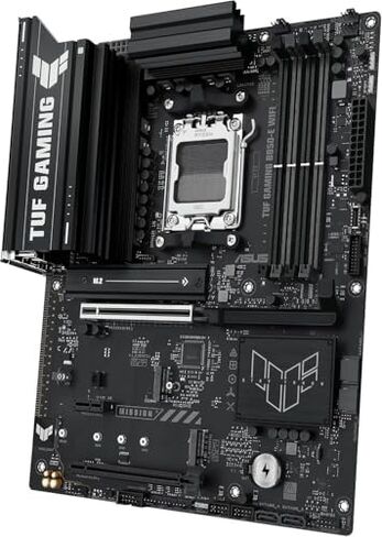 Micro Center CPU Motherboard Memory Combo: AMD Ryzen 7 9850X3D CPU Processor + ASUS TUF Gaming B850-E Motherboard + KLEVV Urbane V RGB DDR5 32GB 6000MHz CL30 Ram Memory White in Kuwait