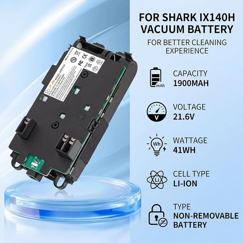 XFBT650 Battery for Shark IX140H IZ340H IZ340H IX141H UZ365H Vacuum Cleaner in Saudi Arabia