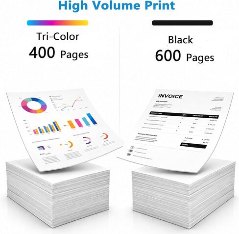 65XL Black Ink Cartridge High-yield Replacement for HP 65 XL HP65XL Work for Envy 5055 5000 5070 5052 5010 Deskjet 3755 3700 3772 3752 3722 2600 2622 2652 2655 2640 Printers with V10.5.1 Chip, 2-Pack in Saudi Arabia