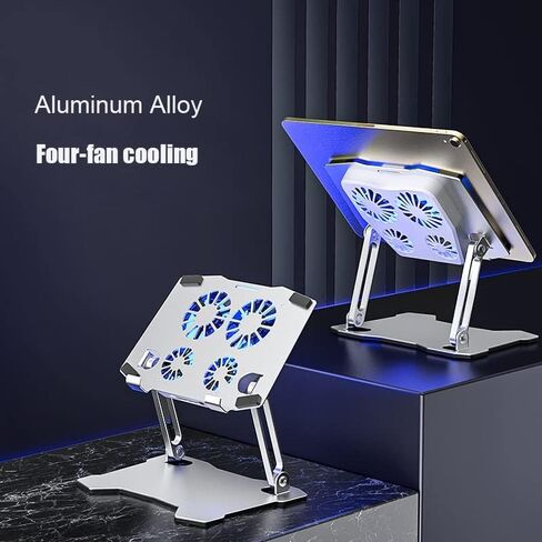JSEIAJB Cooling Tablet Laptop Stand Adjustable Aluminum Notebook Computer Accessories Portable Holder in Saudi Arabia