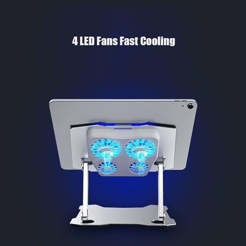 JSEIAJB Cooling Tablet Laptop Stand Adjustable Aluminum Notebook Computer Accessories Portable Holder in Saudi Arabia