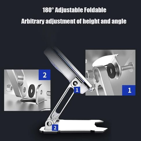 JSEIAJB Cooling Tablet Laptop Stand Adjustable Aluminum Notebook Computer Accessories Portable Holder in Saudi Arabia