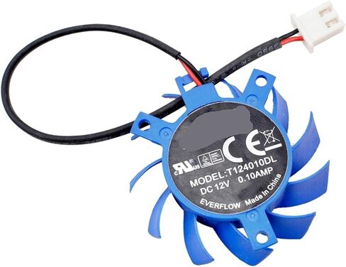 T124010DL Diameter 37mm Hole spacing 30x30x23mm DC12V 0.10A 2 Wires 2pin Industrial Computer Router Radiator Cooling Fan in Kuwait
