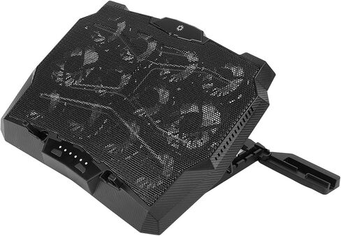 Generic Laptop Cooler High Speed 3500RPM Portable Cooling Pad with 12 Fans Adjustable Height for Home Office Use in Saudi Arabia