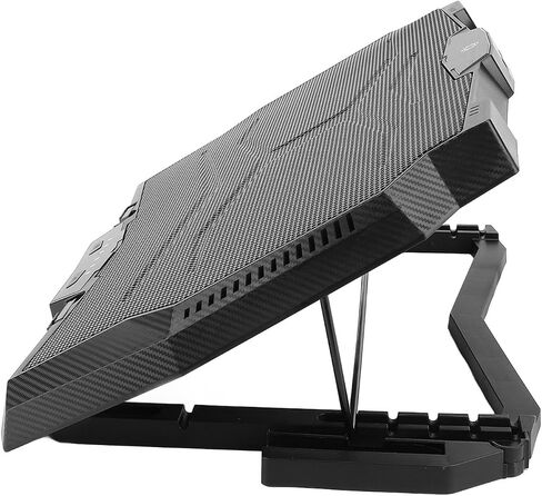 Generic Laptop Cooler High Speed 3500RPM Portable Cooling Pad with 12 Fans Adjustable Height for Home Office Use in Saudi Arabia
