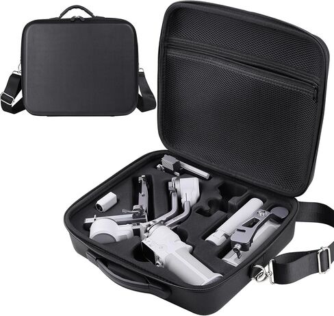 RS 4 Mini Carrying Case, Waterproof Portable PU leather Storage Shoulder Bag Travel Case for DJI RS 4 Mini Creator Combo Gimbal Lightweight Stabilizer & Accessories in Saudi Arabia