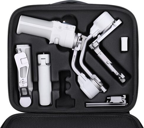 RS 4 Mini Carrying Case, Waterproof Portable PU leather Storage Shoulder Bag Travel Case for DJI RS 4 Mini Creator Combo Gimbal Lightweight Stabilizer & Accessories in Saudi Arabia