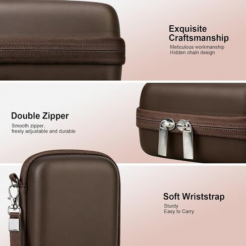 RAIALL Case for Canon PowerShot ELPH 360/IXY 650/IXUS 285 HS Camera, Brown in Saudi Arabia