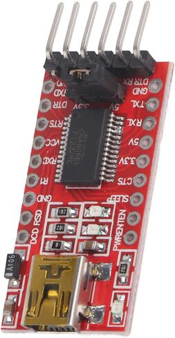 FT232RL 3.3V 5V Mini USB 2.0 to TTL Serial Port Converter Adapter Module in Saudi Arabia