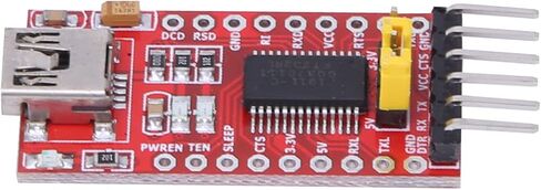FT232RL 3.3V 5V Mini USB 2.0 to TTL Serial Port Converter Adapter Module in Saudi Arabia