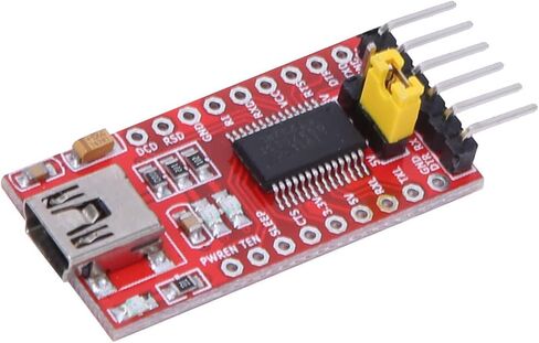 FT232RL 3.3V 5V Mini USB 2.0 to TTL Serial Port Converter Adapter Module in Saudi Arabia