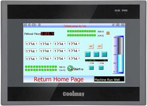 1PCS 7 "HMI All-in-one QM3G-70KFH Series Touch Screen Digital Programmable Logic Controller(QM3G-70KFH-60MT) in Saudi Arabia