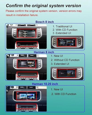 Car Radio for Range Rover Sport L494 (2013 2014 2015 2016 2017 2018) Android 13 Stereo 24.6 inch Dual Screen Built-in Wireless Carplay/Android Auto (Ivory White, Boschs System) in Saudi Arabia
