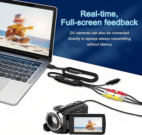 VHS VCR RCA إلى محول رقمي، VHS VCR إلى USB 2.0 جهاز التقاط الفيديو in Kuwait