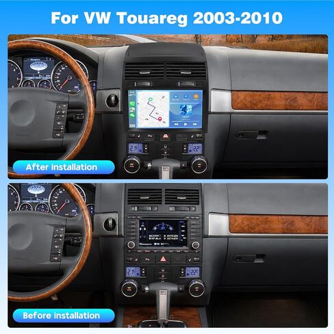 9'' Android 15 Double Din 2+64G Car Stereo for VW Touareg 2003-2010 in Kuwait