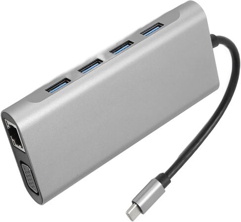 USB C Hub,11 in 1 HD Multimedia Interface VGA PD 5Gbps Transmission Docking Station for Laptops in Saudi Arabia