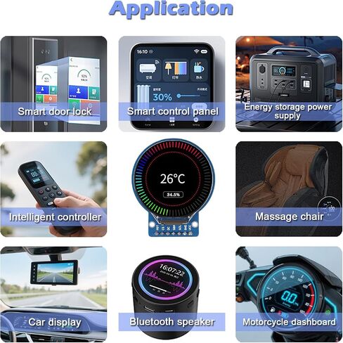 3PCS 1.28 Inch Round TFT LCD Display Module in Saudi Arabia