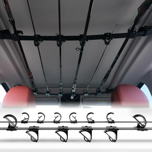OJYDOIIIY Fishing Rod Racks for Car, Quick-Clip System Fishing Pole Holders for SUV, MPV, Van & Truck in Saudi Arabia