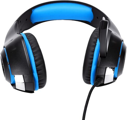 Gaming Headset with 40mm Drivers Noise Cancelling Mic (Black Blue) in Kuwait