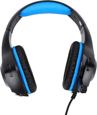 Gaming Headset with 40mm Drivers Noise Cancelling Mic (Black Blue) in Kuwait