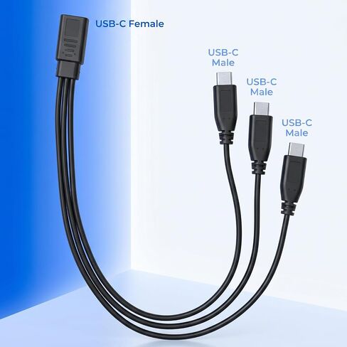 USB C Splitter Charging USB-C Splitters 3-in-1 in Saudi Arabia