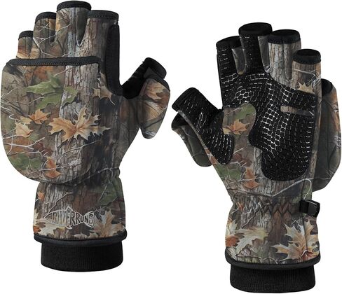 Riverruns Convertible Winter Fishing Gloves: Fingerless Mittens in Saudi Arabia