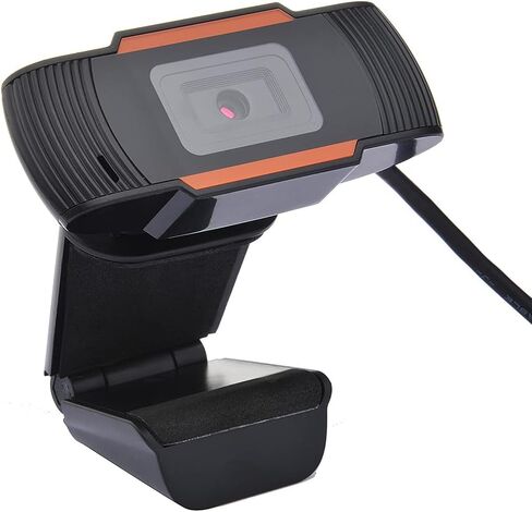 720P Computer High Definition Webcam USB Free Drive Desktop Computer Webcamera Built-in Microphone 180°Rotatable Cameras Free Drive in Saudi Arabia