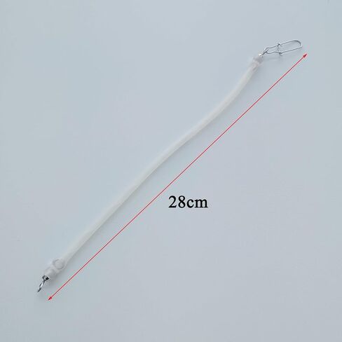 2pcs in-Line Trolling Shock Snubber with Snap & Barrel Swivel in Kuwait