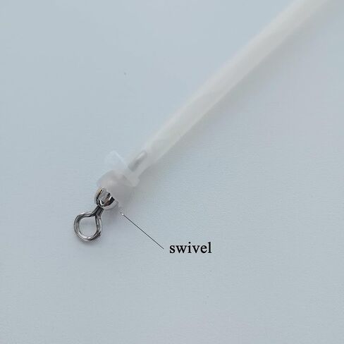 2pcs in-Line Trolling Shock Snubber with Snap & Barrel Swivel in Kuwait