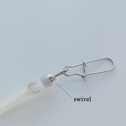 2pcs in-Line Trolling Shock Snubber with Snap & Barrel Swivel in Kuwait