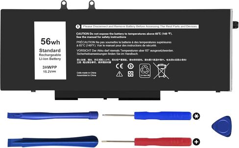 68Wh 3HWPP 03HWPP Laptop Battery Replacement for Dell Latitude 5410 5510 5501 5401 5411 5511 Precision 3541 3550 3551,Inspiron 7706 2-in-1, 17 7500 7506 2-in-1 Black 10X1J N2NLL 1VY7F 451-BCMN in Kuwait
