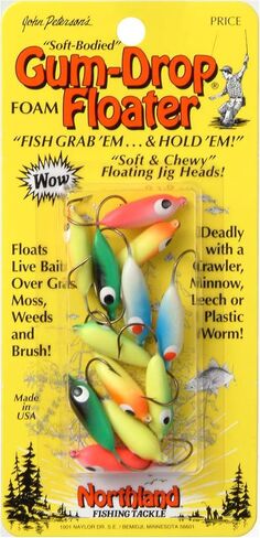 Northland Tackle PJ2-12-99 Gum-Drop Floater, Assorted, 2 Hook in Saudi Arabia